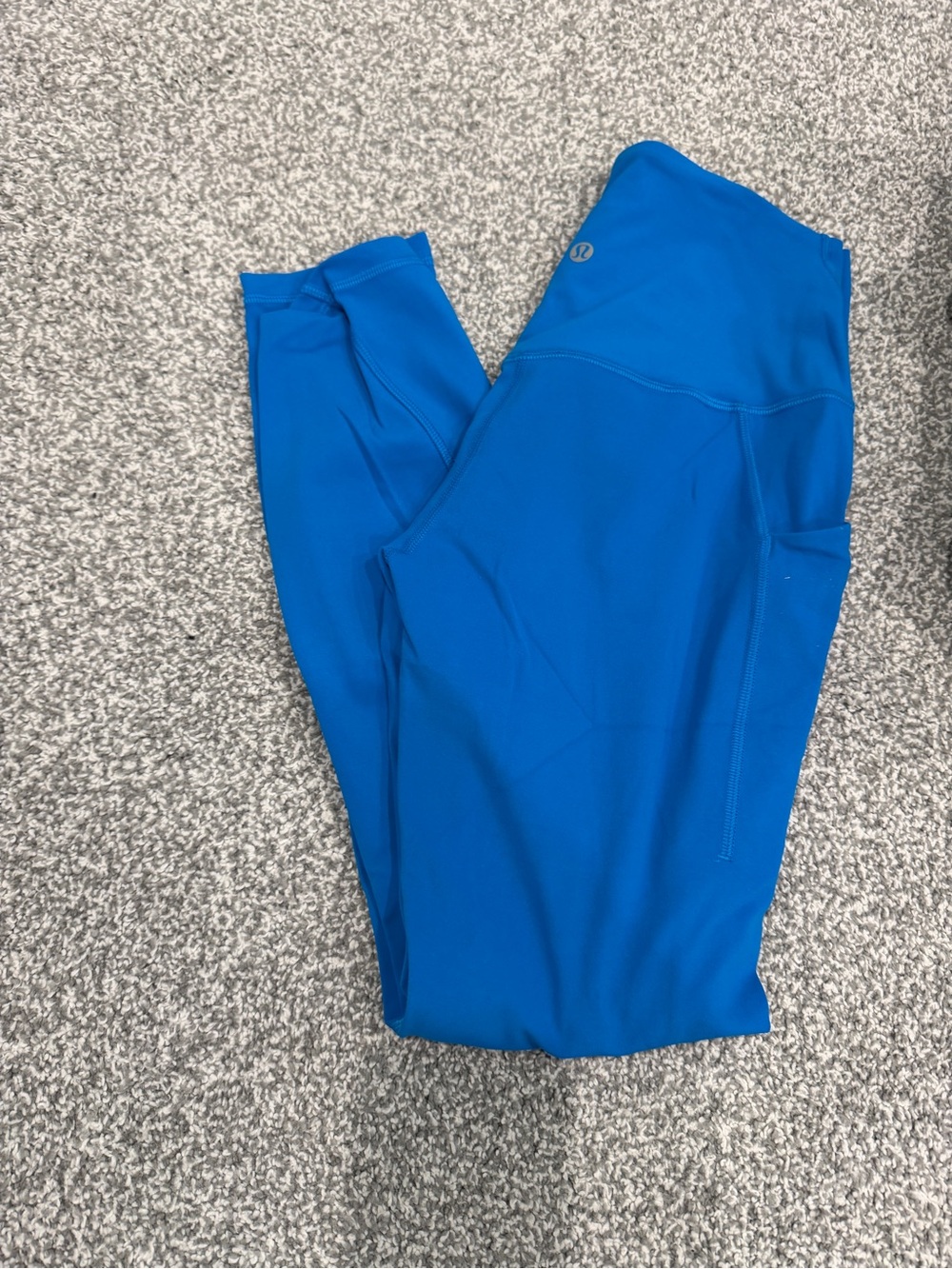 lululemon athletica Girls' Bright Blue Performance Leggings
